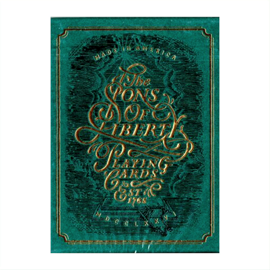 Sons of Liberty (Green) by Art of Play : Playing Cards, Poker, Magic, Cardistry, Singapore