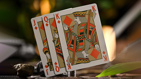 Notorious Gambling Frog by Stockholm17 : Playing Cards, Poker, Magic, Cardistry, Singapore,green, orange