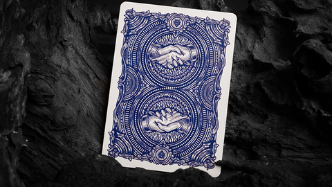 Deal with the Devil (Cobalt Blue) by Darkside Playing Cards Co. : Playing Cards, Poker, Magic, Cardistry,singapore