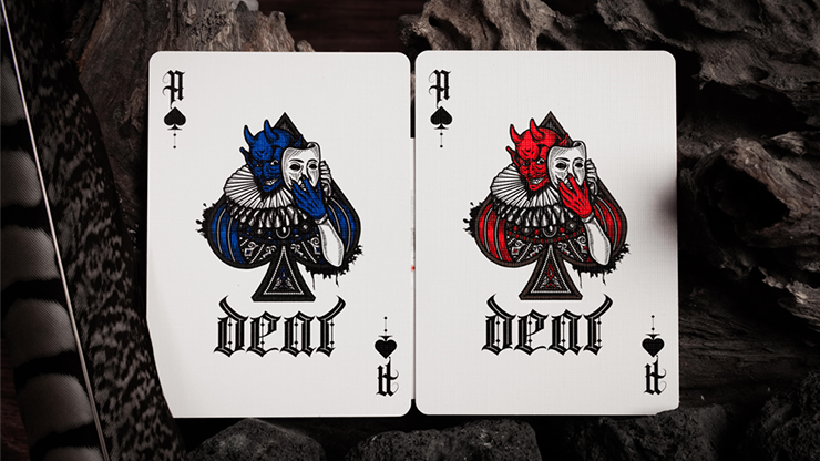 Deal with the Devil (Cobalt Blue) by Darkside Playing Cards Co. : Playing Cards, Poker, Magic, Cardistry,singapore