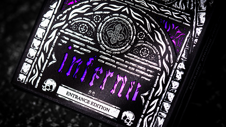 Inferno Violet Vengeance Edition by Darkside Playing Card Co. : Playing Cards, Poker, Magic, Cardistry,singapore