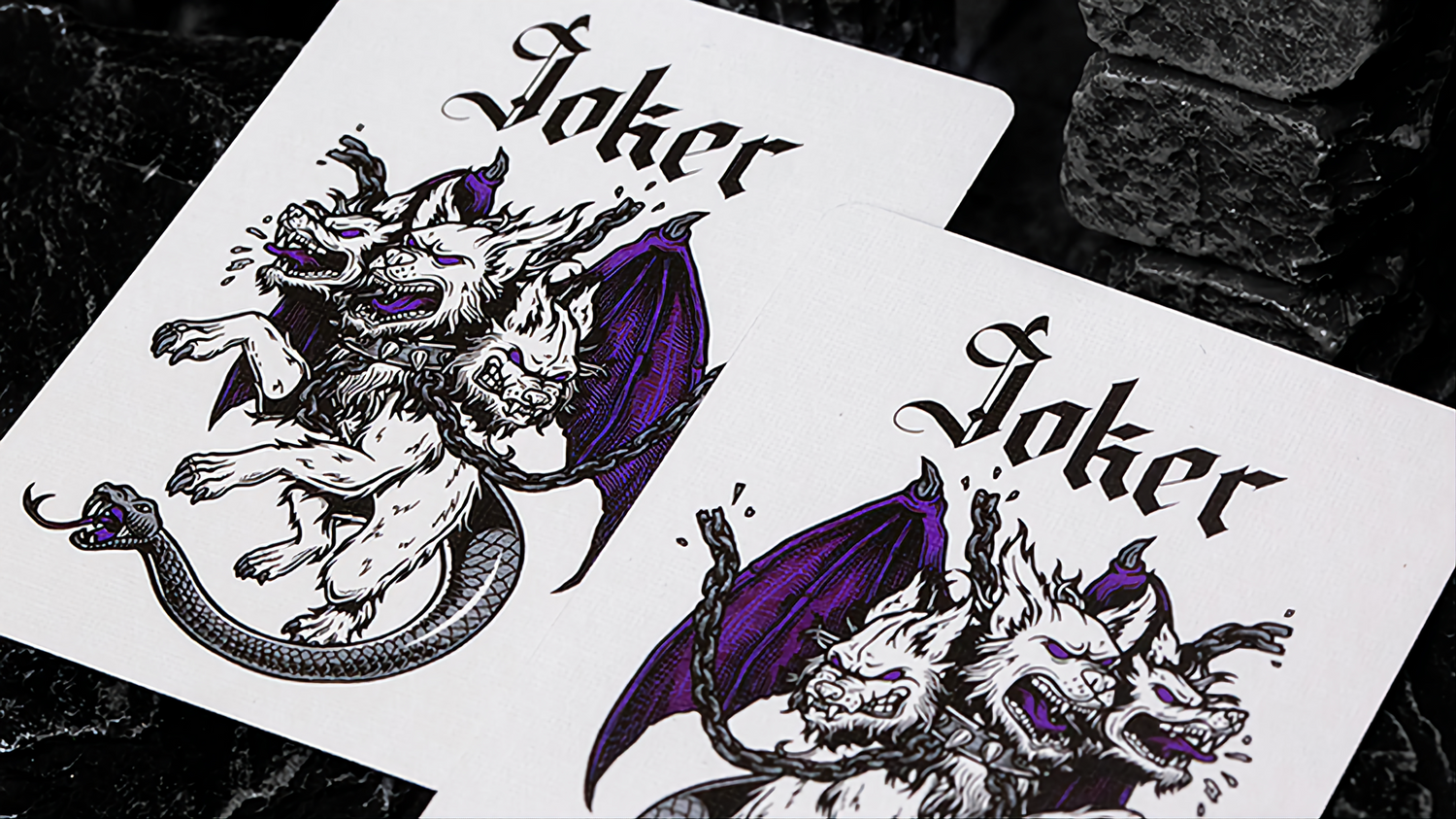 Inferno Violet Vengeance Edition by Darkside Playing Card Co. : Playing Cards, Poker, Magic, Cardistry,singapore