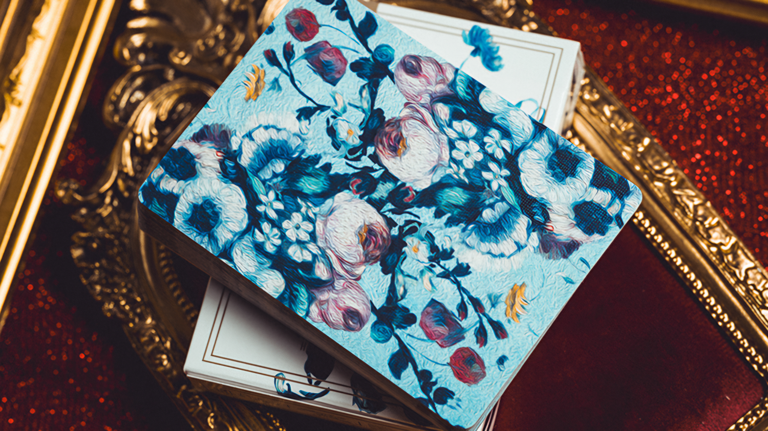 Blank Rococo Card Van Gogh Flowers Rococo (Numbered Seal-Borderless) Playing Cards ...