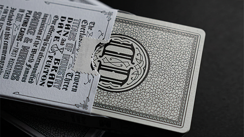 Smoke & Mirrors x Fulton (Smoke White) by Dan & Dave : Playing Cards, Poker, Magic, Cardistry,singapore