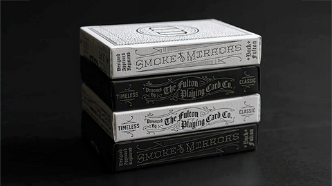 Smoke & Mirrors x Fultons (Mirror Black) by Dan & Dave : Playing Cards, Poker, Magic, Cardistry,singapore