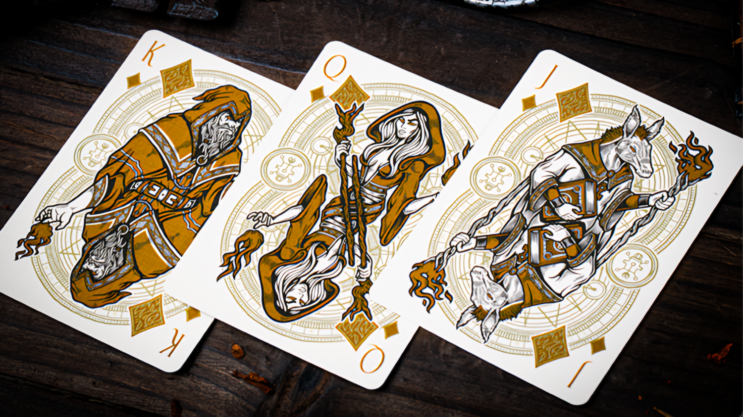 The Keys of Solomon (Golden Grimoire) by Riffle Shuffle : Playing Cards, Poker, Magic, Cardistry