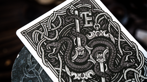 The Keys of Solomon (Silver Spirituum) by Riffle Shuffle : Playing Cards, Poker, Magic, Cardistry,singapore