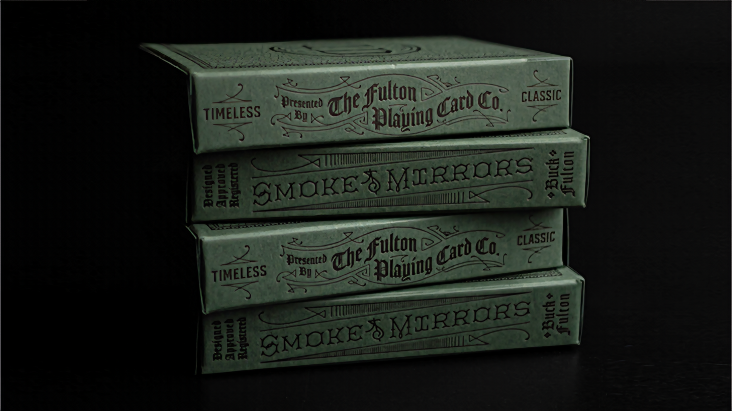 Smoke & Mirrors Anniversary Edition (Green) by Dan & Dave : Playing Cards, Poker, Magic, Cardistry,Singapore