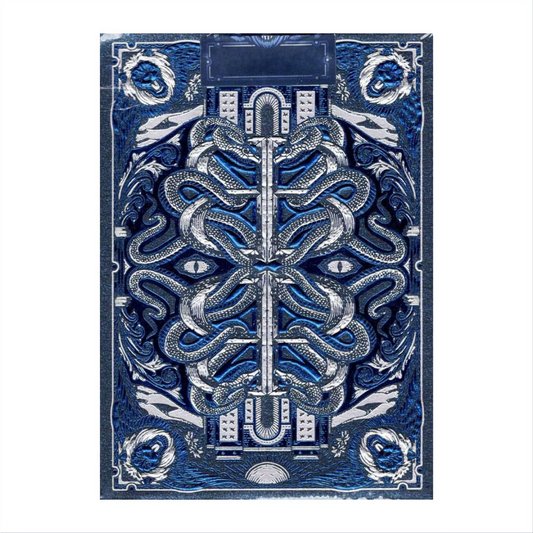 Babylon (Cerulean Blue) Playing Cards by Riffle Shuffle