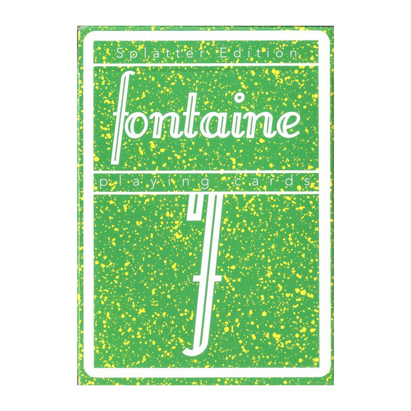 Fontaine Fantasies: Splatter : Playing Cards, Poker, Magic, Cardistry,singapore