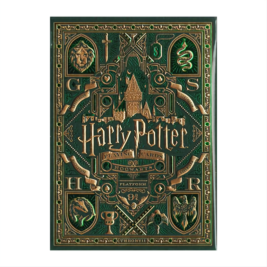 Harry Potter (Green Slytherin) by theory11 : Playing cards, Poker, Magic, Cardistry,singapore