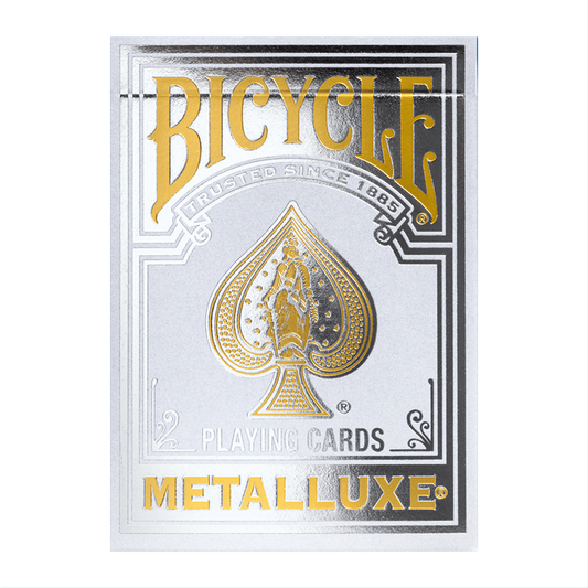 Bicycle Metalluxe Silver : Playing Cards, Poker, Magic, Cardistry,singapore