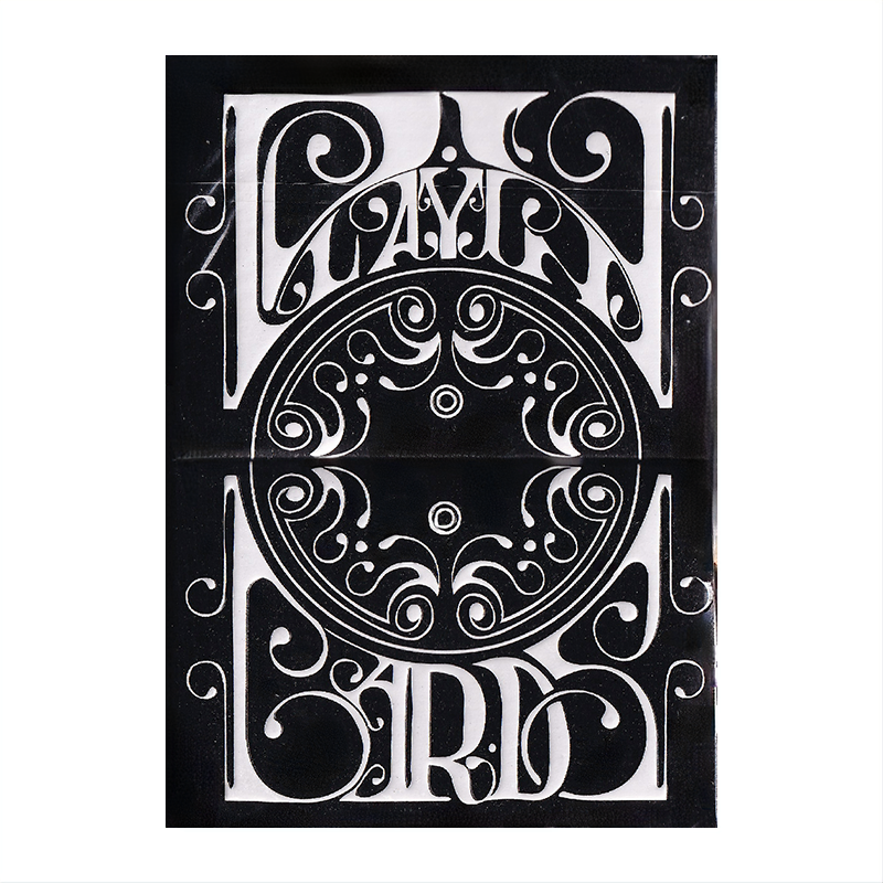 Smoke & Mirror (Mirror- Black) Deluxe by Dan & Dave : Playing Cards, Poker, Magic, Cardistry,singapore