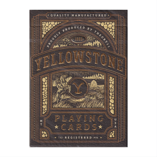 Yellowstone Playing Cards by theory11 : Playing Cards, Poker, Magic, Cardistry,singapore