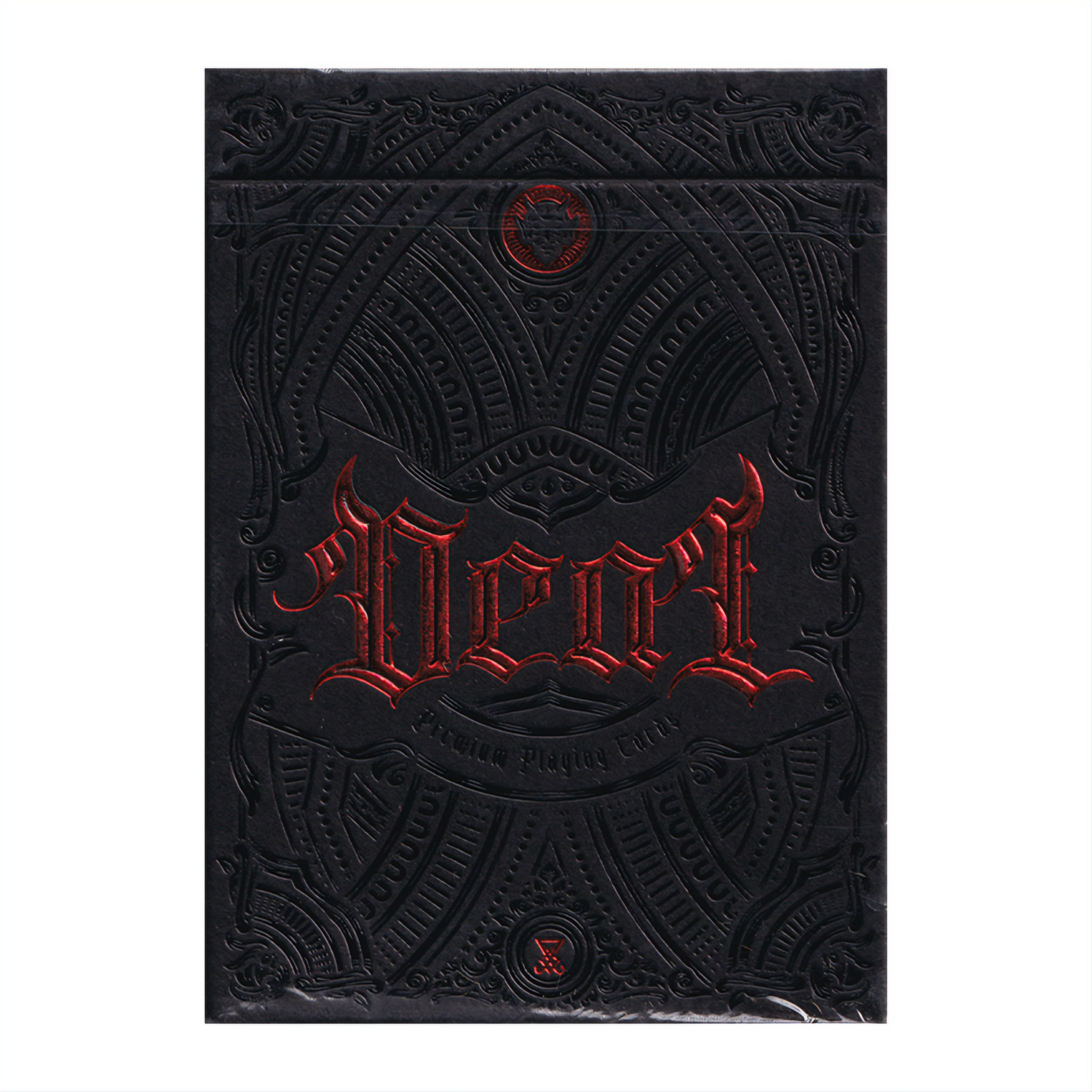 Deal with the Devil (Scarlet Red) by Darkside Playing Cards Co. : Playing Cards, Poker, Magic, Cardistry,singapore