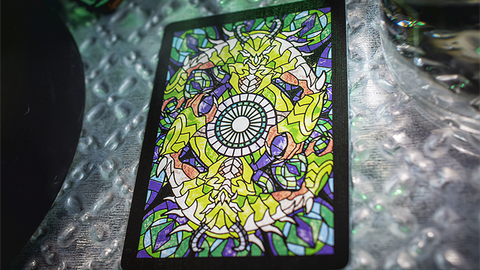 Bicycle Stained Glass Behemoth Playing Cards , Poker , Magic , Cardistry , Singapore