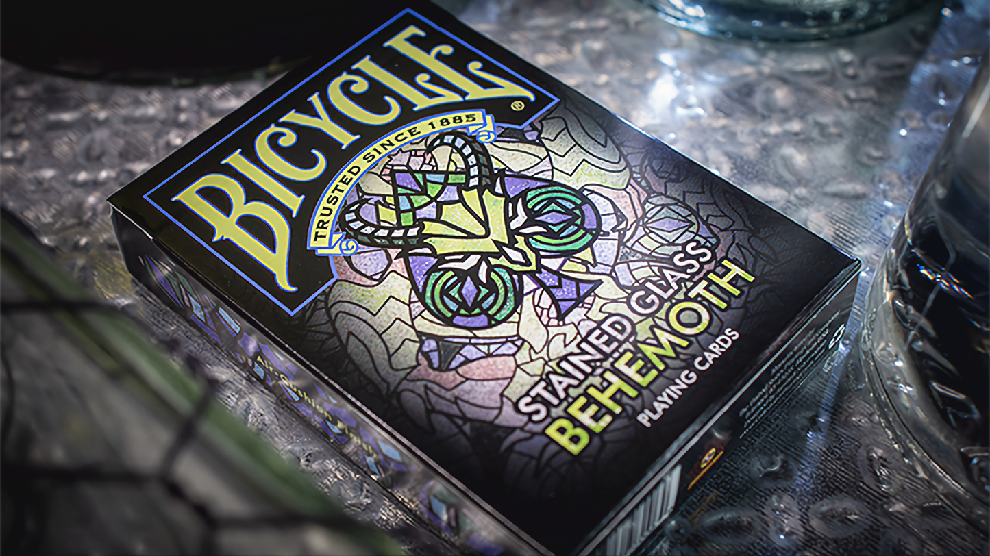 Bicycle Stained Glass Behemoth Playing Cards , Poker , Magic , Cardistry , Singapore