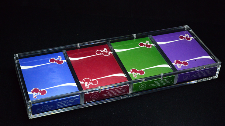 Carat X4 Crystal Case for Playing Cards , Poker , Magic , Cardistry, Singapore