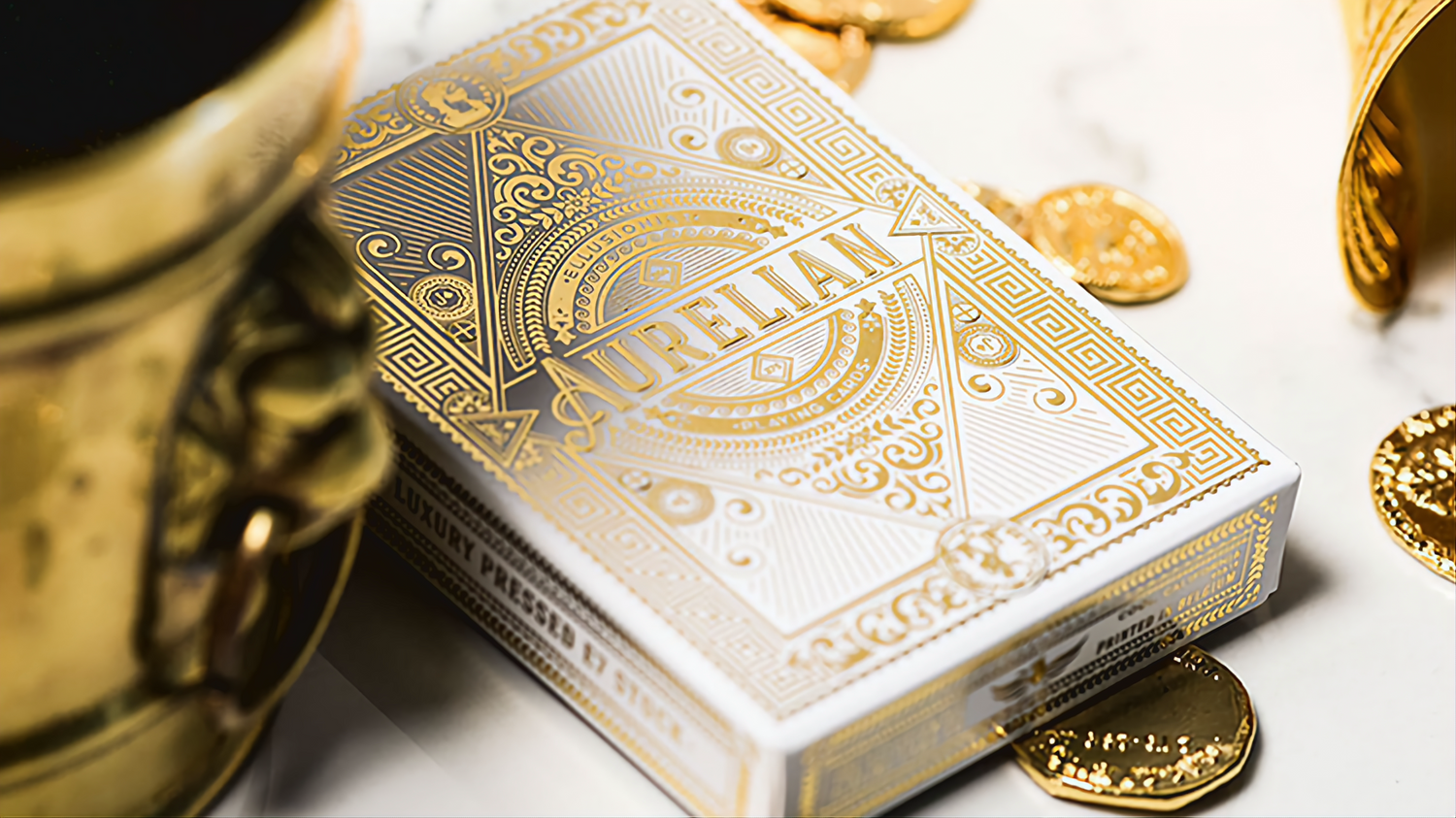 White Aurelians by Ellusionist : Playing Cards, Poker, Magic, Cardistry, Singapore