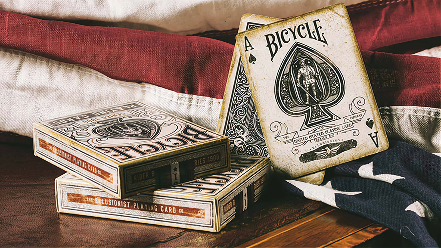 Bicycle 1900 Blue by Ellusionist : Playing cards, Poker, Magic, Cardistry, Singapore