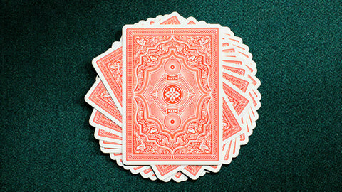 Red V2 Cohort by Ellusionist Marked Playing Cards , Poker , Magic , Cardistry , Singapore