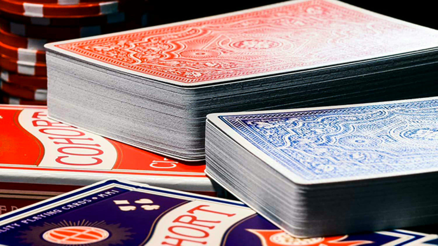 Blue Cohorts by Ellusionist : Marked Playing Cards , Poker , Magic , Cardistry , Singapore