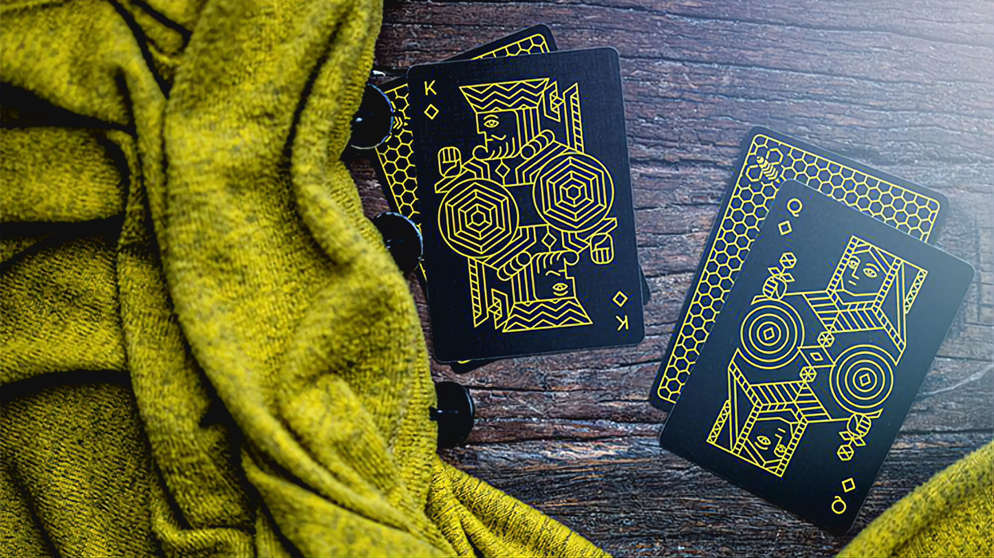 Killer Bees by Ellusionist Playing Cards , Poker , Magic , Cardistry , Singapore