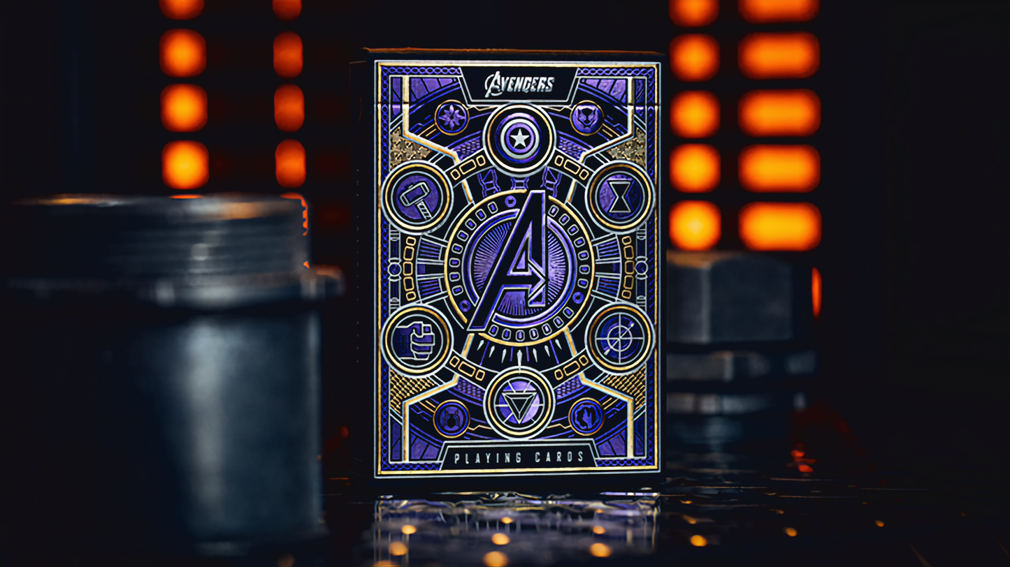 Avengers: Infinity Saga Red, Purple, Green by theory11 : Playing cards, Poker, Magic, Cardistry, Singapore