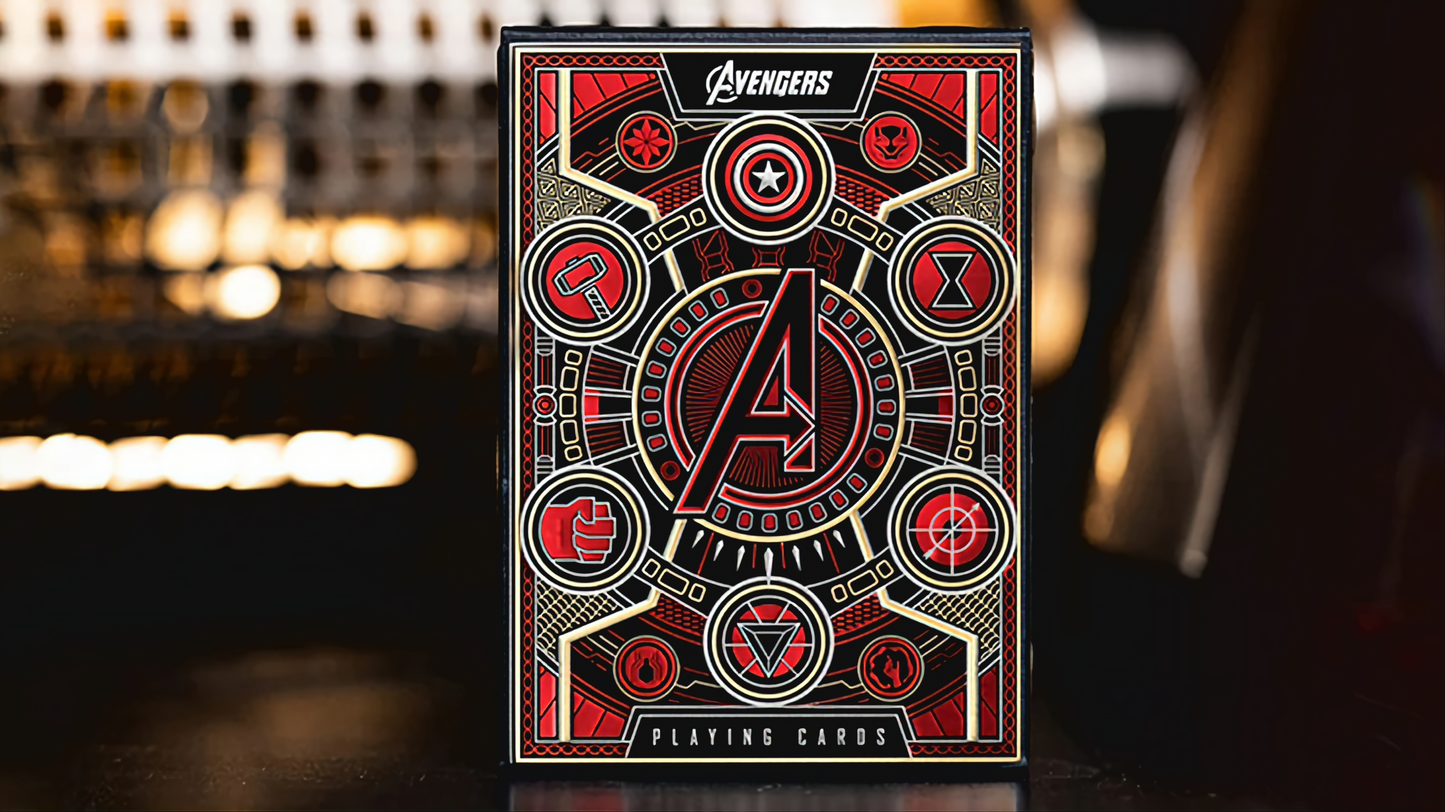 Avengers: Infinity Saga Red, Purple, Green by theory11 : Playing cards, Poker, Magic, Cardistry, Singapore