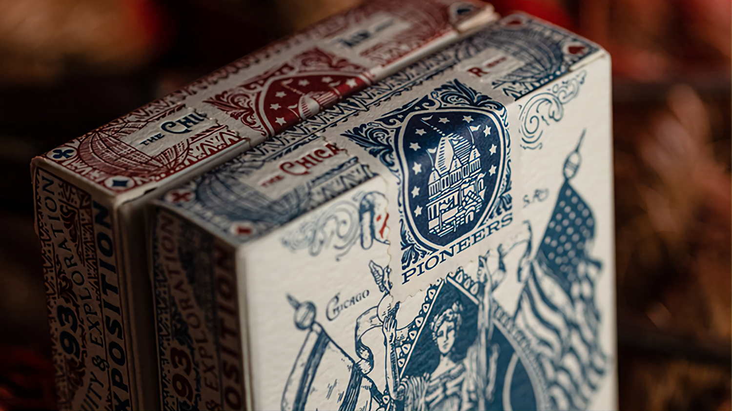 Blue Pioneers Playing Card (Marked) by Ellusionist : Playing Cards ,Poker ,Magic ,Cardistry, Singapore