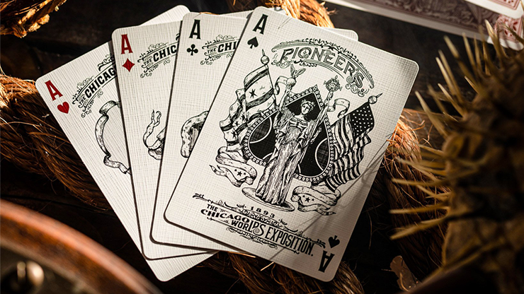 Blue Pioneers Playing Card (Marked) by Ellusionist : Playing Cards ,Poker ,Magic ,Cardistry, Singapore