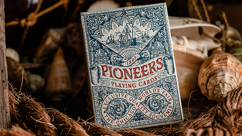 Blue Pioneers Playing Card (Marked) by Ellusionist : Playing Cards ,Poker ,Magic ,Cardistry, Singapore