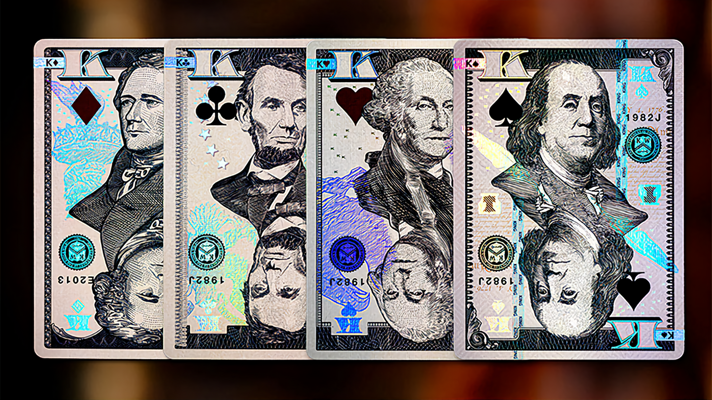 Holographic Legal Tender by Kings Wild Project : Playing Cards ,Poker ,Magic ,Cardistry, Singapore