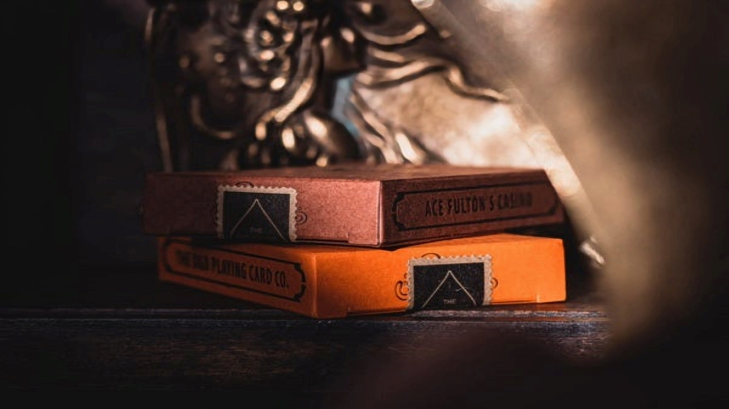 Ace Fulton's Casino, Vintage Back Orange by Dan & Dave : Playing Cards, Poker, Magic, Cardistry, Singapore