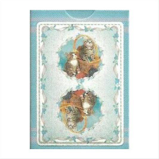 Blue Kittens by Ellusionist Playing Cards , Poker , Magic , Cardistry Singapore