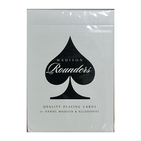 Rounders Playing Cards - Black, Playing Card, Poker, Magic, Cardistry, Singapore