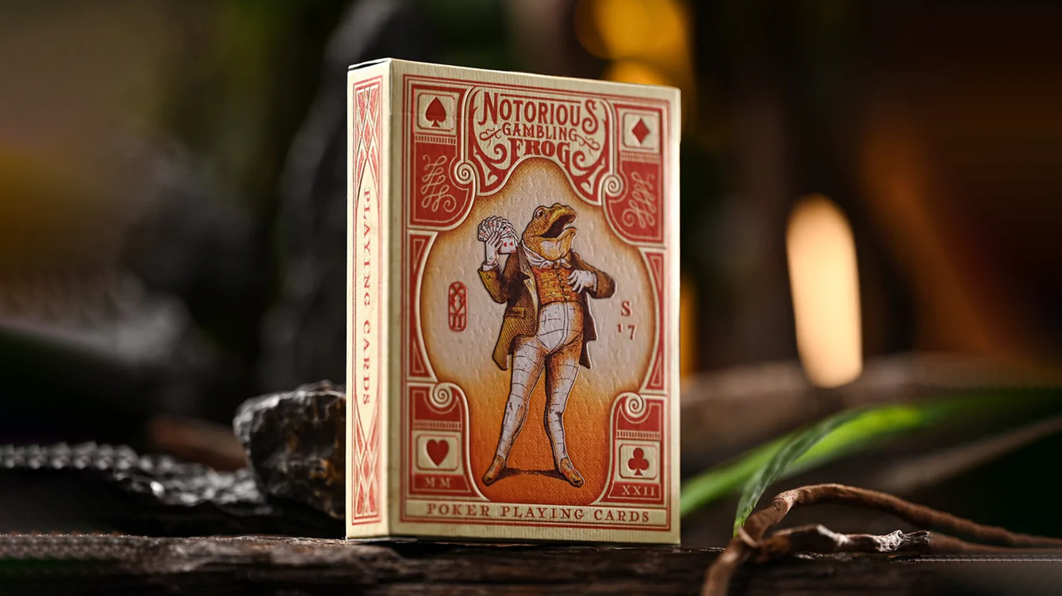 Notorious Gambling Frog by Stockholm17 : Playing Cards, Poker, Magic, Cardistry, Singapore,green, orange