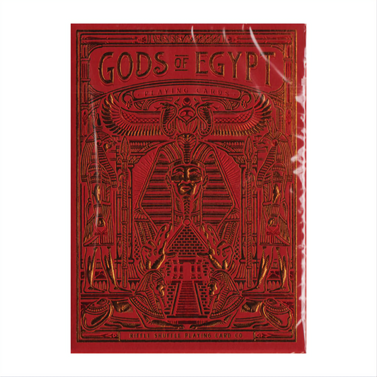 Gods of Egypt Red Ochre by Divine Playing Card : Playing Cards, Poker, Magic, Cardistry, Singapore