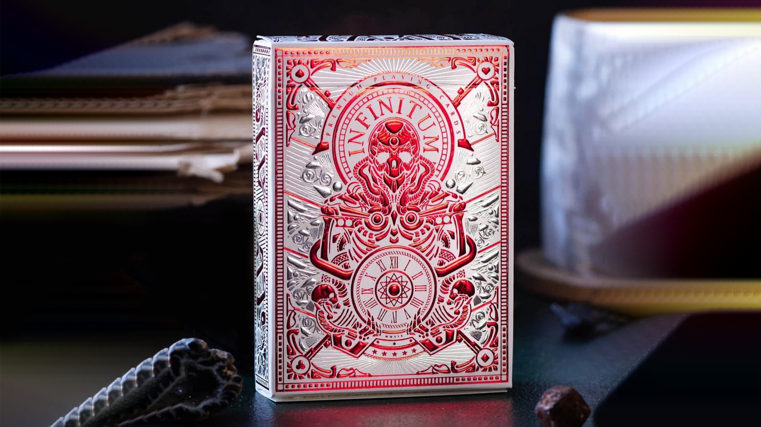 Infinitum (Ghost White) by Elephant Playing Cards Co. : Playing Cards, Poker, Magic, Cardistry, Singapore