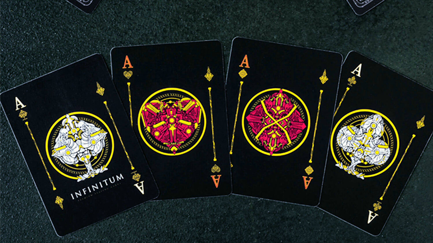 Infinitum (Midnight Black) by Elephant Playing Cards Co. : Playing Cards, Poker, Magic, Cardistry, Singapore