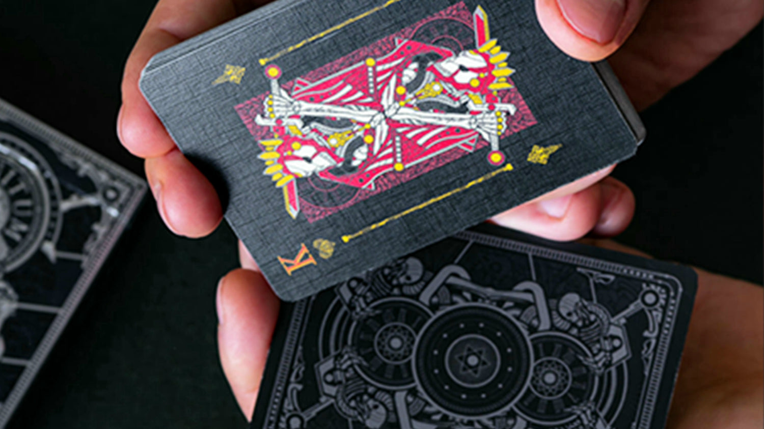 Infinitum (Midnight Black) by Elephant Playing Cards Co. : Playing Cards, Poker, Magic, Cardistry, Singapore