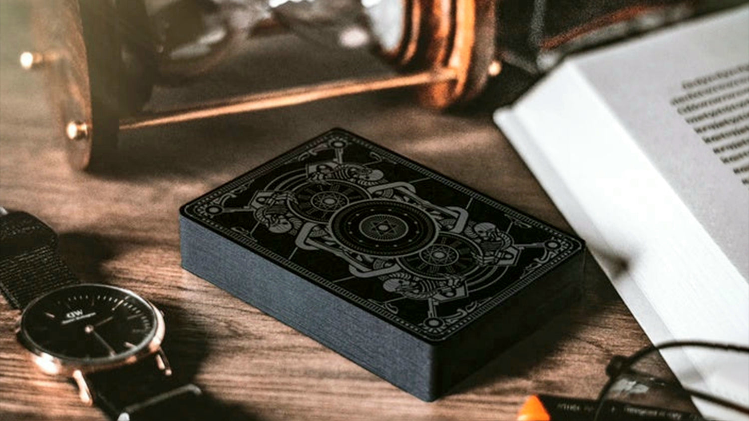 Infinitum (Midnight Black) by Elephant Playing Cards Co. : Playing Cards, Poker, Magic, Cardistry, Singapore