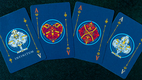 Infinitum (Royal Blue) by Elephant Playing Cards Co. : Playing Cards, Poker, Magic, Cardistry, Singapore