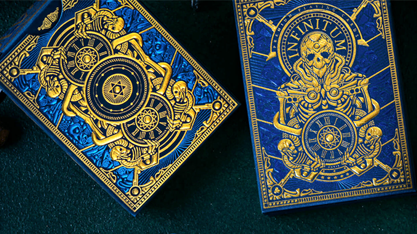 Infinitum (Royal Blue) by Elephant Playing Cards Co. : Playing Cards, Poker, Magic, Cardistry, Singapore