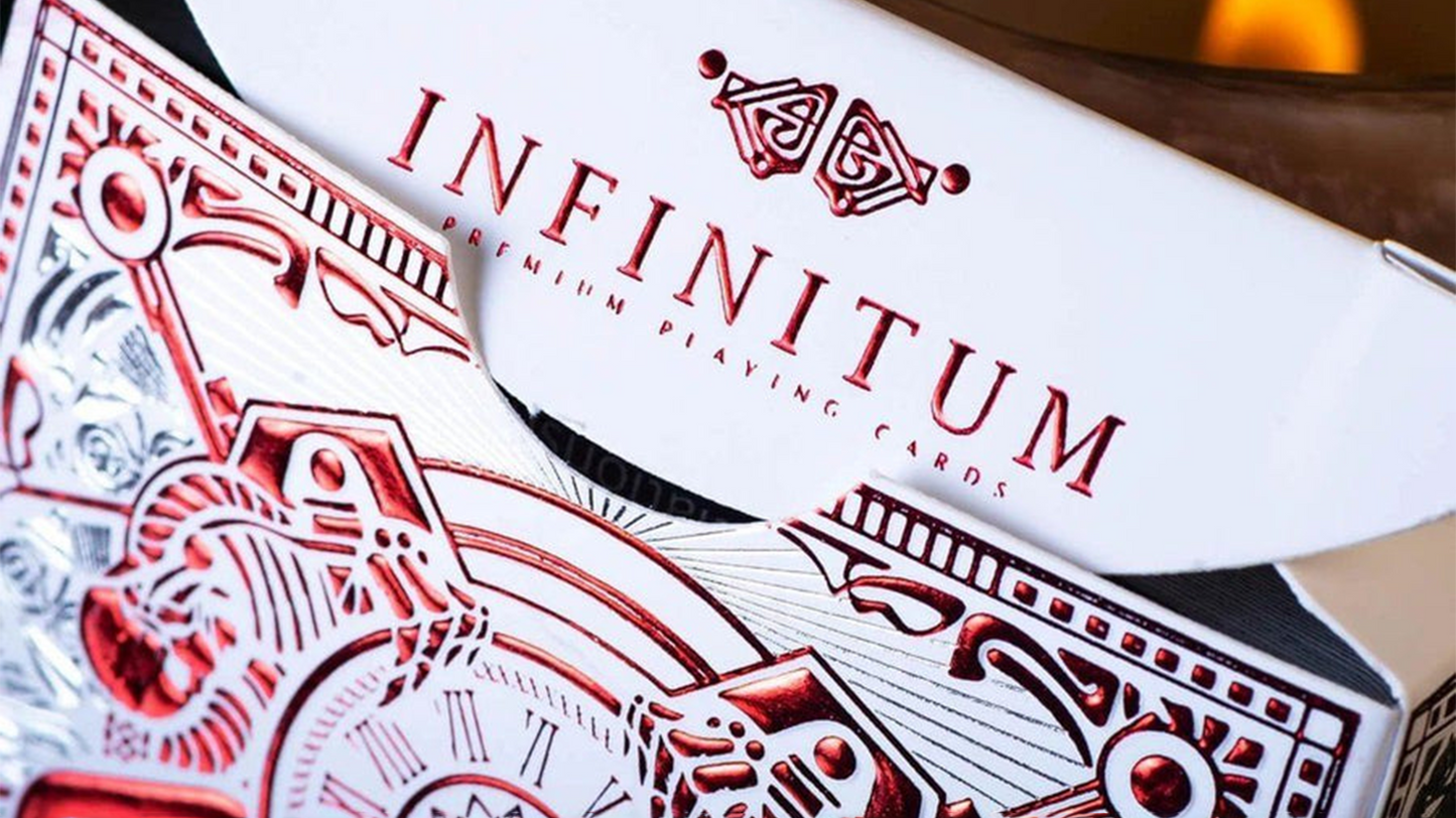 Infinitum (Ghost White) by Elephant Playing Cards Co. : Playing Cards, Poker, Magic, Cardistry, Singapore