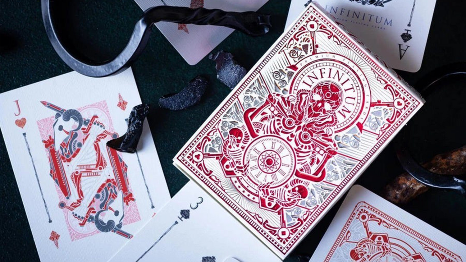 Infinitum (Ghost White) by Elephant Playing Cards Co. : Playing Cards, Poker, Magic, Cardistry, Singapore