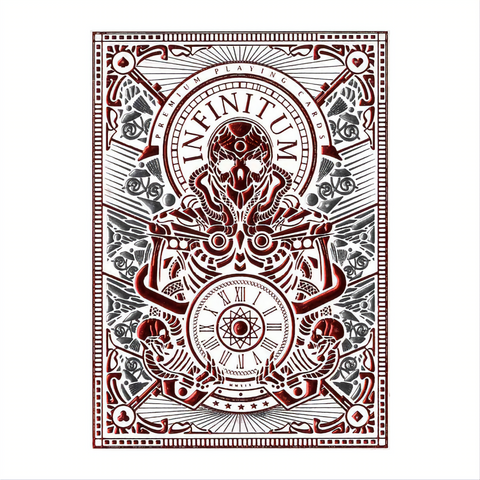 Infinitum (Ghost White) by Elephant Playing Cards Co. : Playing Cards, Poker, Magic, Cardistry, Singapore