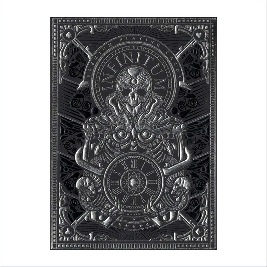 Infinitum (Midnight Black) by Elephant Playing Cards Co. : Playing Cards, Poker, Magic, Cardistry, Singapore