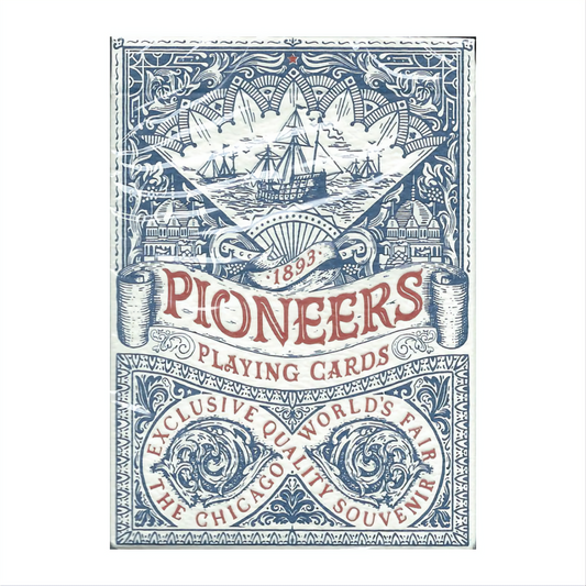 Blue Pioneers Playing Card (Marked) by Ellusionist : Playing Cards ,Poker ,Magic ,Cardistry, Singapore