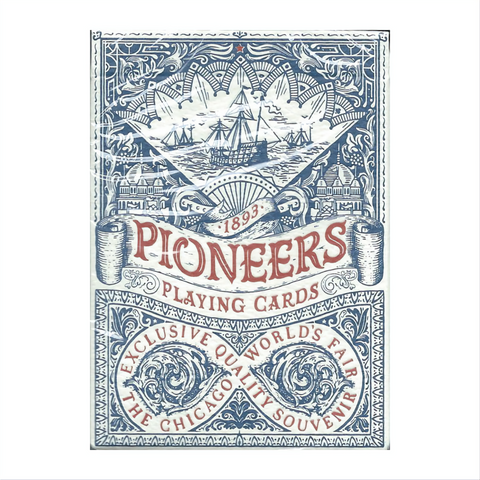 Blue Pioneers Playing Card (Marked) by Ellusionist : Playing Cards ,Poker ,Magic ,Cardistry, Singapore